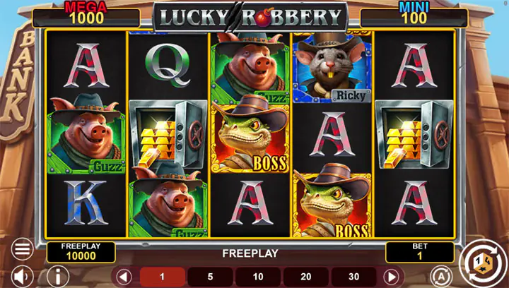 สล็อต Lucky Robbery Win Spins