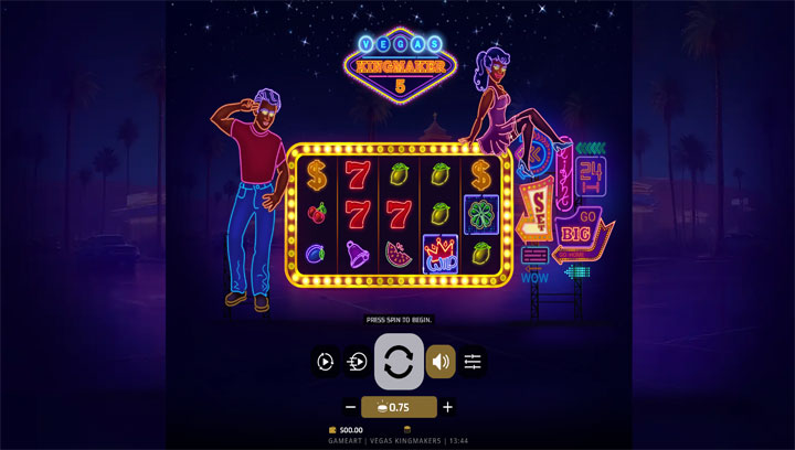 สล็อต Vegas Kingmaker 5