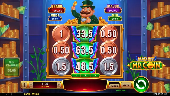 สล็อต Mad Hit Mr Coin